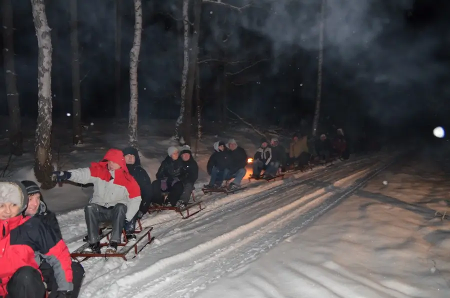 kulig nocą