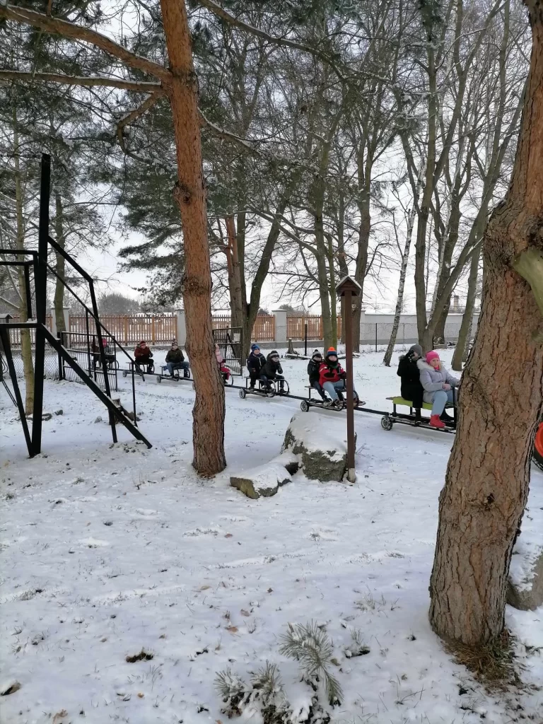 kulig dla dzieci w Łowiczu